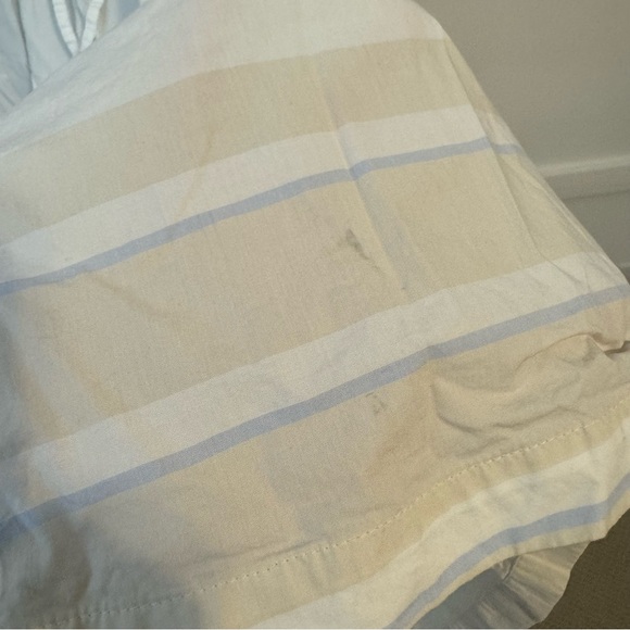 Eudon Choi Pina Puff Sleeve Tie Back Smocked Scoop Neck Asymmetric Midi Dress 8 - Picture 9 of 13